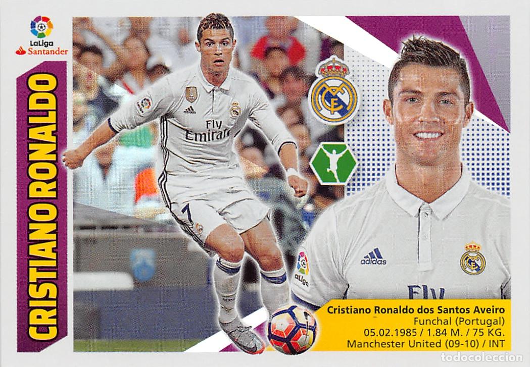 Cromos de F&uacute;tbol: EDICIONES ESTE 17/18 2017/2018 #16 CRISTIANO RONALDO (REAL MADRID)