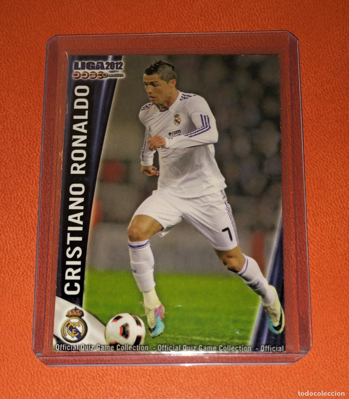 Cromos de F&uacute;tbol: 45 CRISTIANO RONALDO REAL MADRID BASE CARD MUNDICROMO QUIZ GAME 2011 2012 11 12