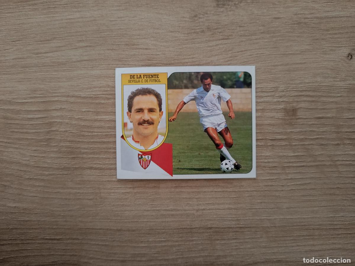 Fu&szlig;ball-Sticker: CROMO DE F&Uacute;TBOL LIGA ESTE DE LA FUENTE SEVILLA SIN PEGAR NUNCA PEGADO 91 92 1991 1992