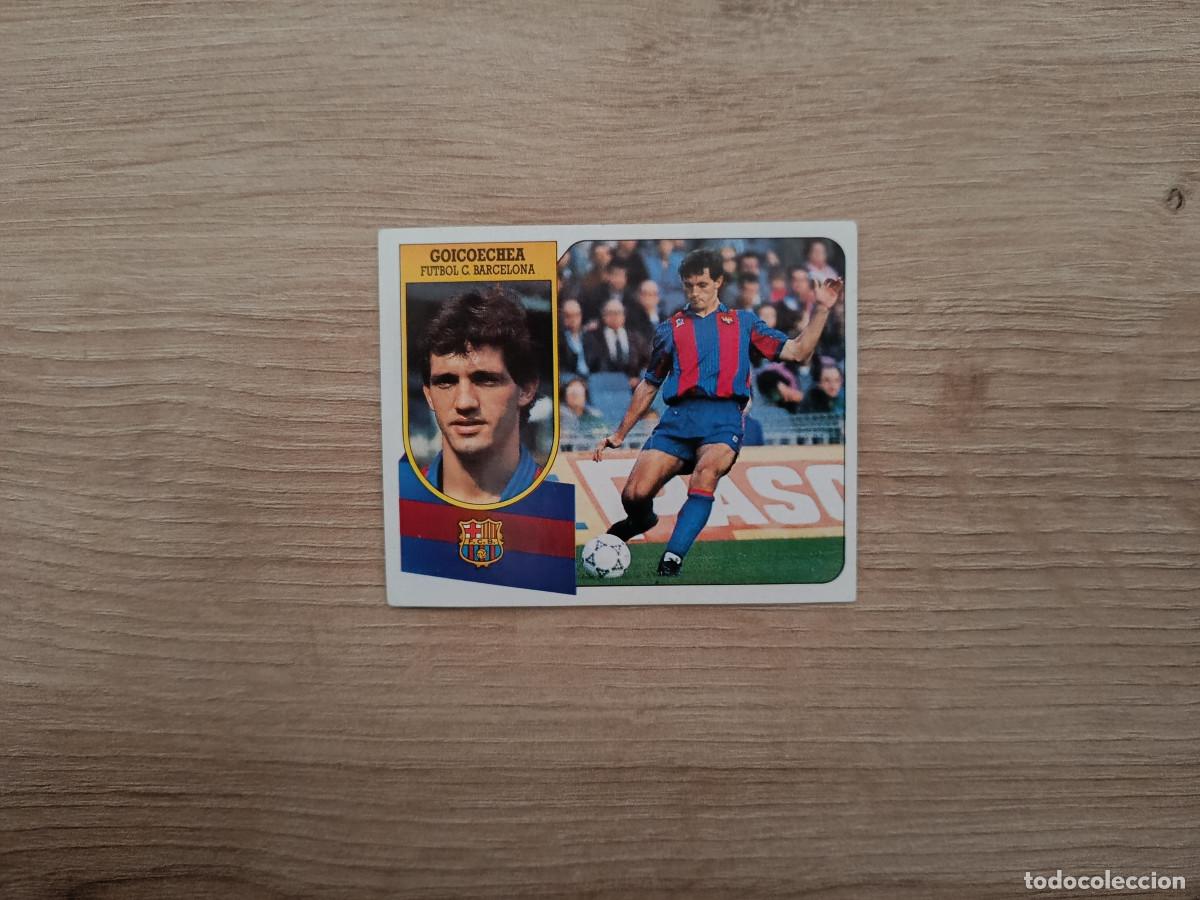 Cromos de F&uacute;tbol: CROMO DE F&Uacute;TBOL LIGA ESTE GOICOECHEA BARCELONA SIN PEGAR NUNCA PEGADO 91 92 1991 1992