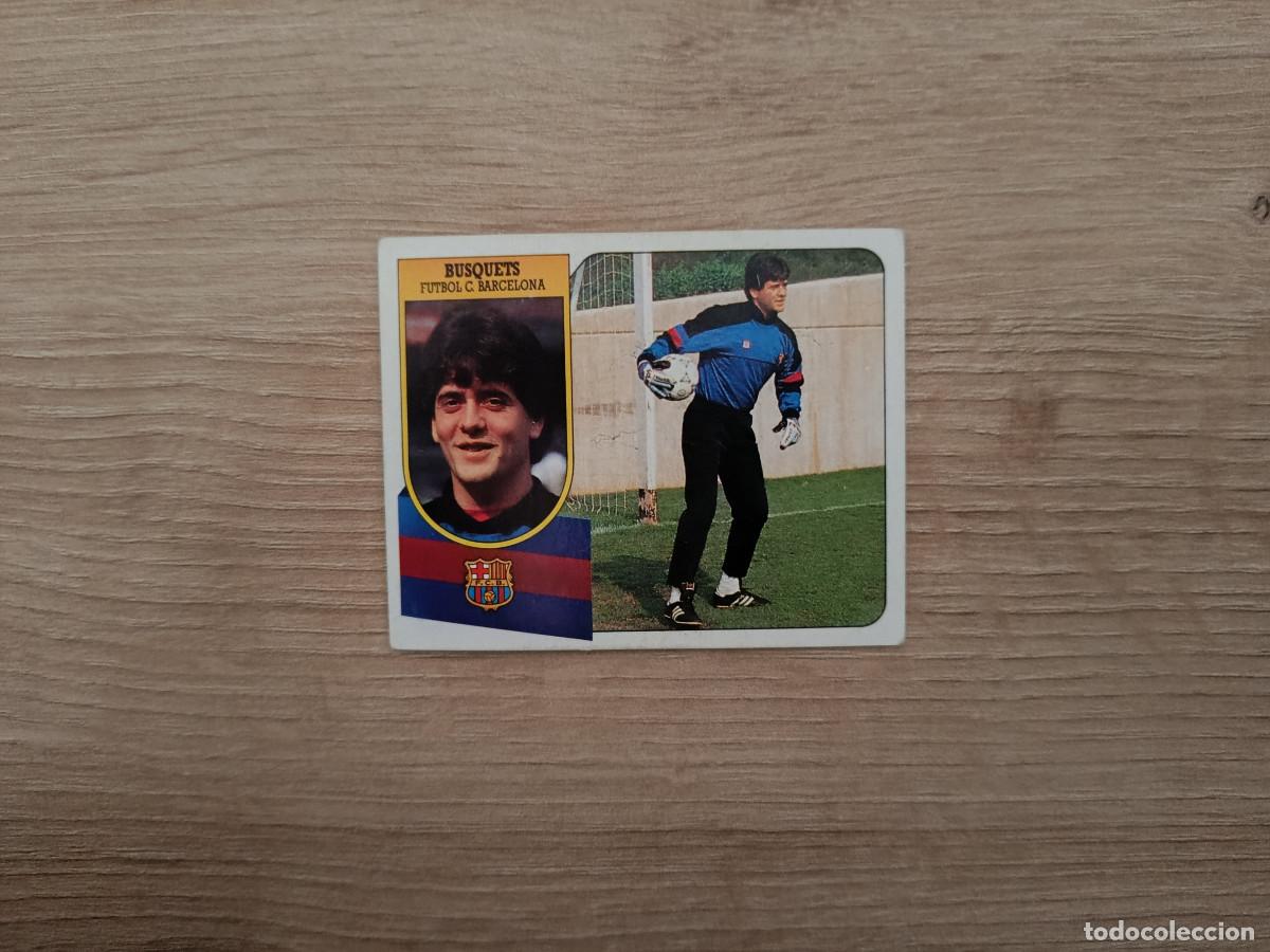 Cromos de F&uacute;tbol: CROMO DE F&Uacute;TBOL LIGA ESTE BUSQUETS BARCELONA SIN PEGAR NUNCA PEGADO 91 92 1991 1992