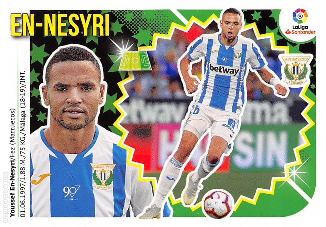 Figurine di Calcio: EDICIONES ESTE 18/19 2018/2019 FICHAJE 45 EN-NESYRI (C.D. LEGANES) SIN PEGAR