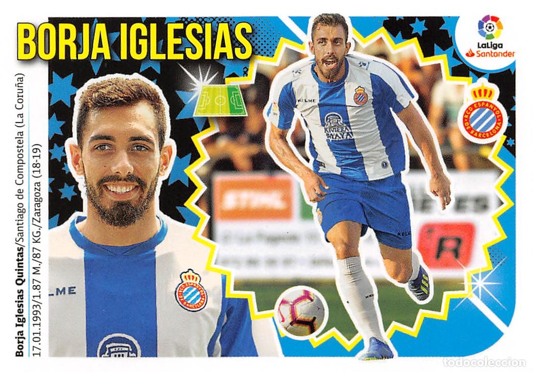 Figurine di Calcio: EDICIONES ESTE 18/19 2018/2019 FICHAJE 5 BORJA IGLESIAS (R.C.D. ESPANYOL) SIN PEGAR
