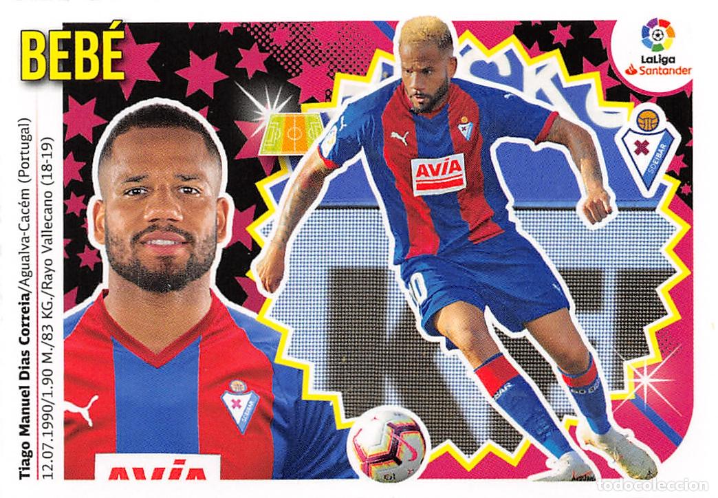 Cromos de f&uacute;tbol: EDICIONES ESTE 18/19 2018/2019 #12B BEBE (S.D. EIBAR) SIN PEGAR - Foto 1