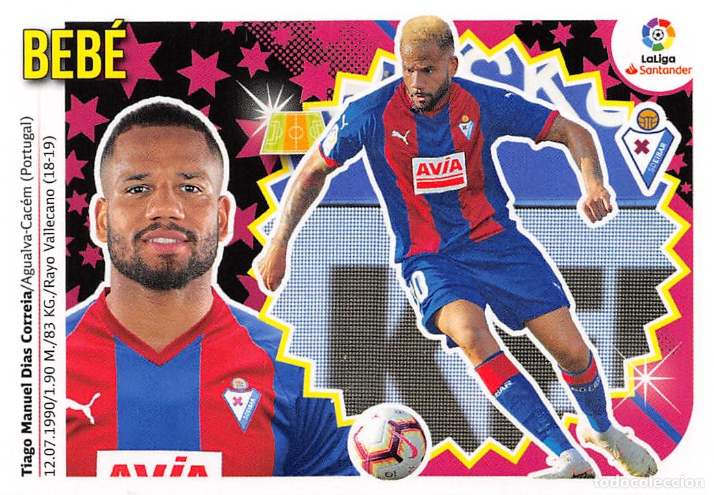 Cromos de f&uacute;tbol: EDICIONES ESTE 18/19 2018/2019 #12B BEBE (S.D. EIBAR) SIN PEGAR - Foto 1