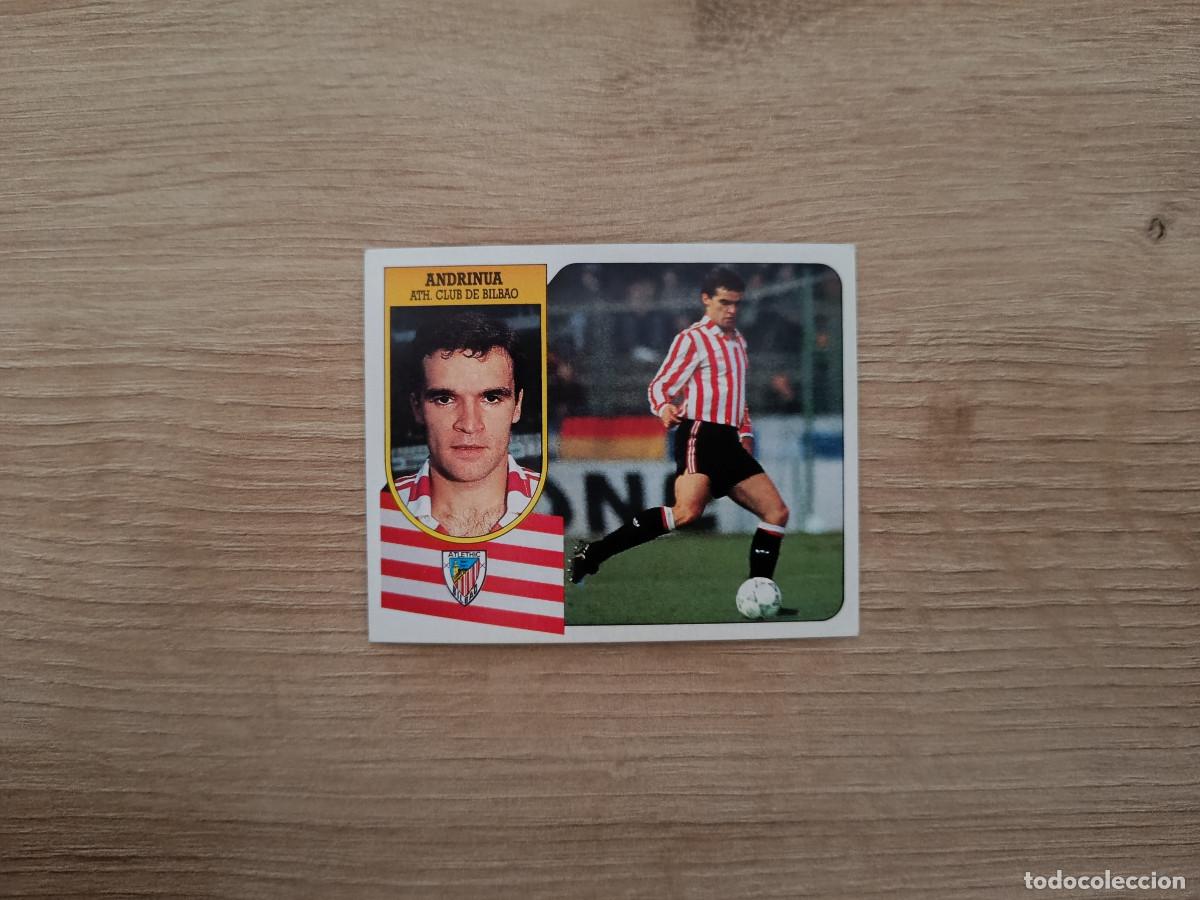 Cromos de F&uacute;tbol: CROMO DE F&Uacute;TBOL LIGA ESTE ANDRINUA BILBAO SIN PEGAR NUNCA PEGADO 91 92 1991 1992