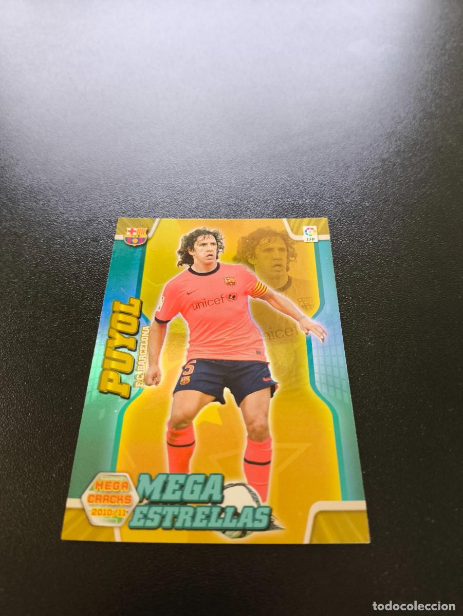 Cromos de Futebol: 366 PUYOL BARCELONA MEGA ESTRELLAS MEGACRACKS PANINI ALBUM LIGA 2010 2011 10 11 NO ESTE