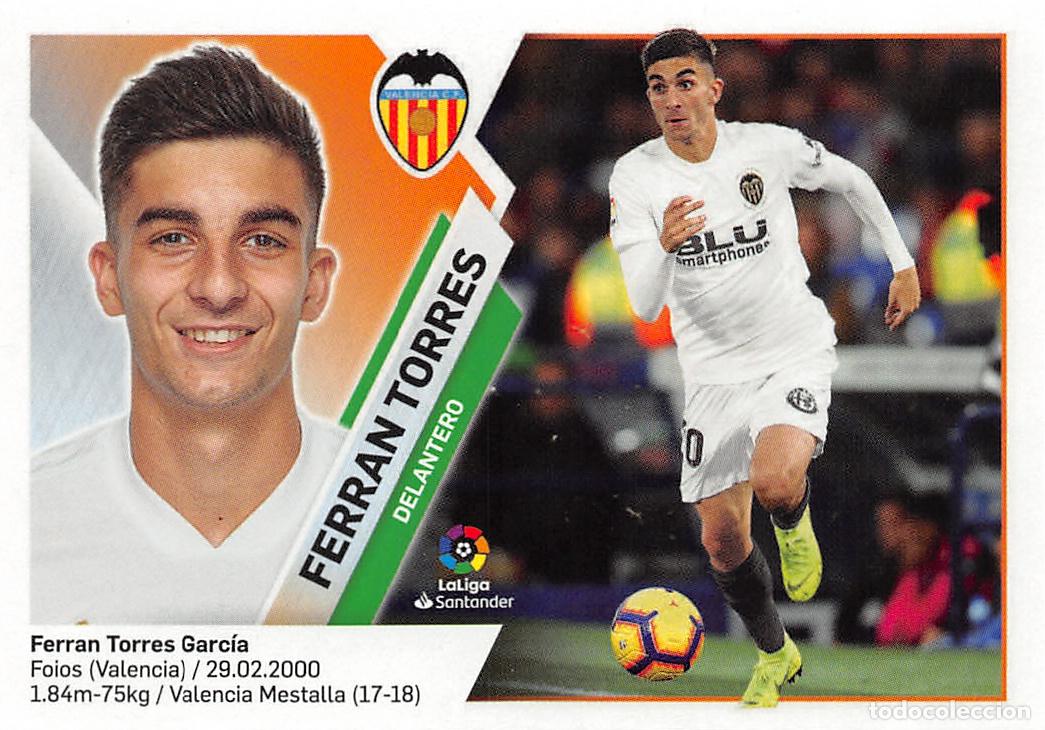 Cromos de Futebol: PANINI EDICIONES ESTE 19-20 2019-2020 #14B FERRAN TORRES (VALENCIA C.F.) SIN PEGAR