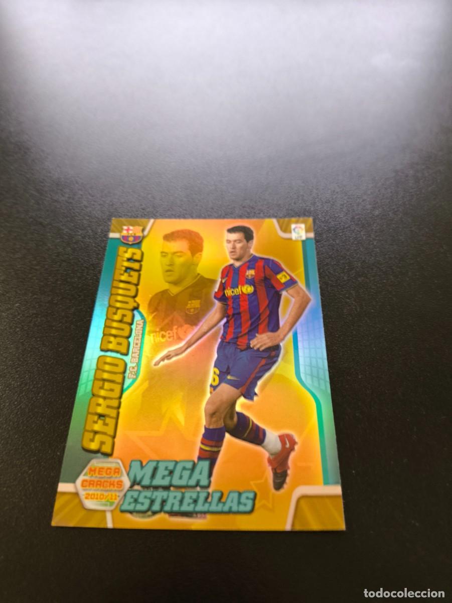Cromos de Futebol: 373 SERGIO BUSQUETS BARCELONA MEGA ESTRELLAS MEGACRACKS PANINI ALBUM LIGA 2010 2011 10 11 NO ESTE