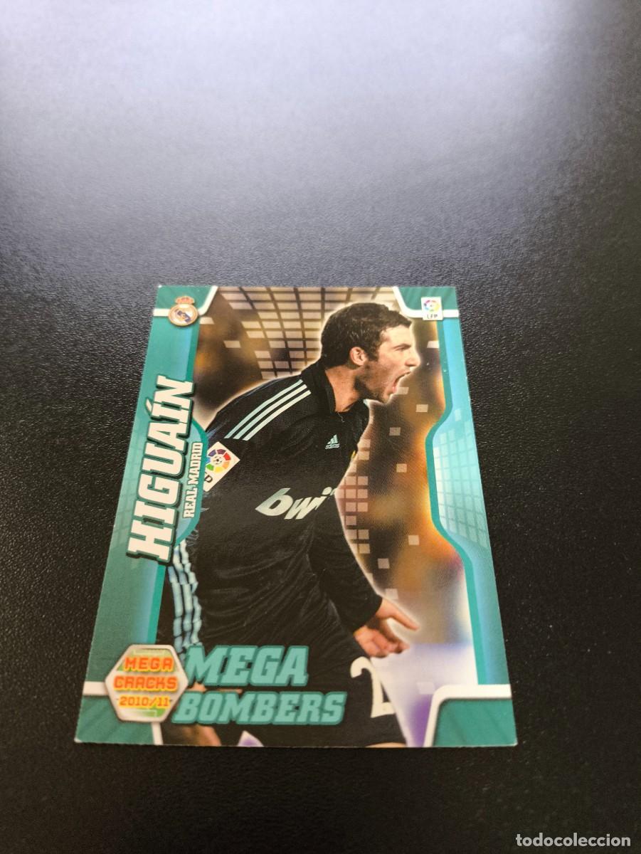 Figurine di Calcio: 398 HIGUAIN REAL MADRID MEGA BOMBERS MEGACRACKS PANINI ALBUM LIGA 2010 2011 10 11 NO ESTE