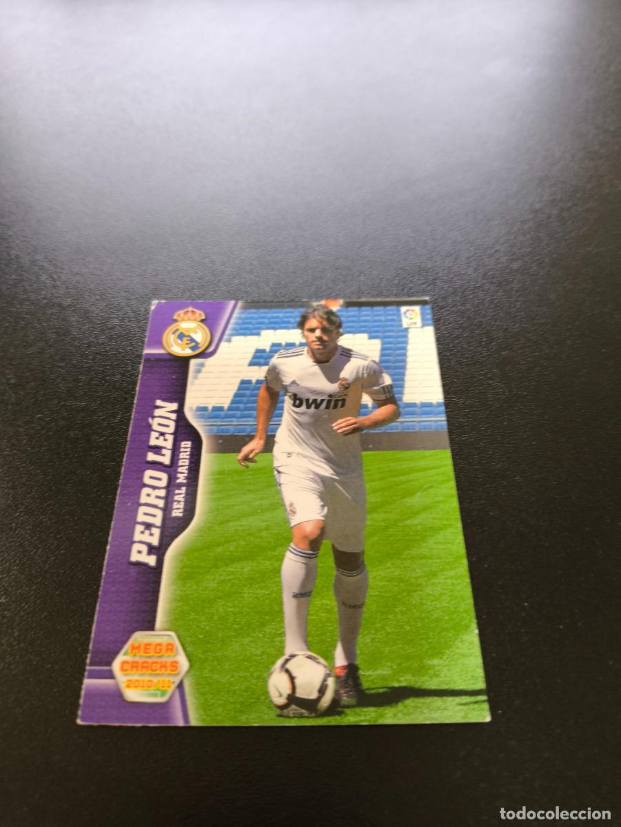 Figurine di Calcio: 451 PEDRO LEON REAL MADRID NUEVO FICHAJE MEGACRACKS PANINI ALBUM LIGA 2010 2011 10 11 NO ESTE