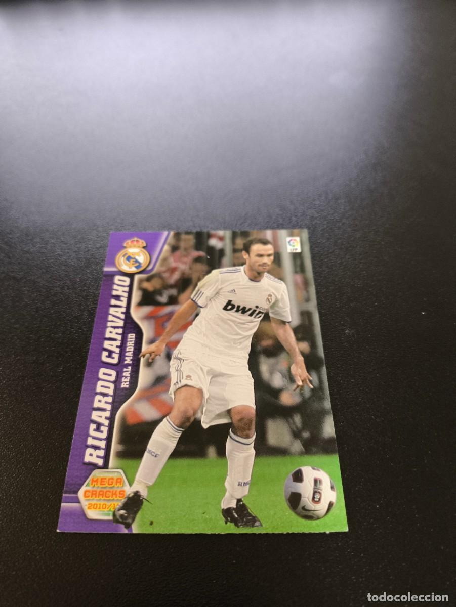Fu&szlig;ball-Sticker: 474 RICARDO CARVALHO REAL MADRID NUEVO FICHAJE MEGACRACKS PANINI ALBUM LIGA 2010 2011 10 11 NO ESTE