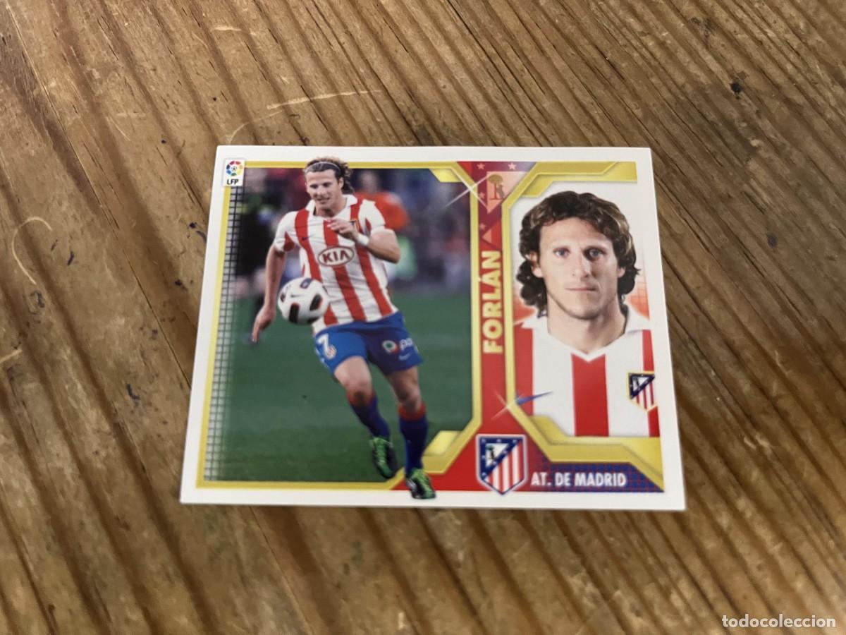 Cromos de f&uacute;tbol: CROMO SIN PEGAR NUNCA PEGADO ALBUM LIGA ESTE 11 12 2011 2012 ATLETICO MADRID # 16 FORLAN