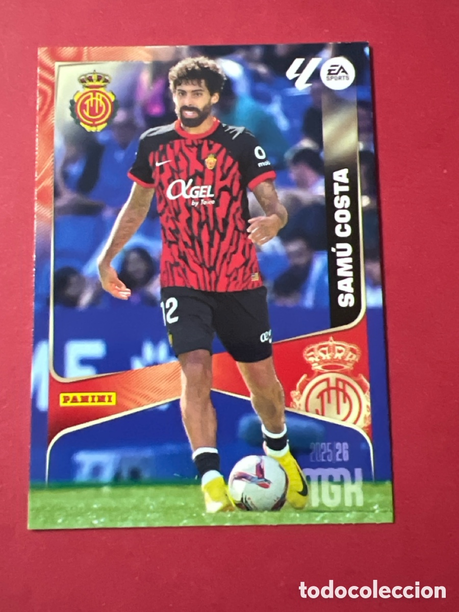 Fu&szlig;ball-Sticker: C808. MEGACRACKS SAMU COSTA 243 MALLORCA LIGA 25 26 2025 2026 MGK PANINI