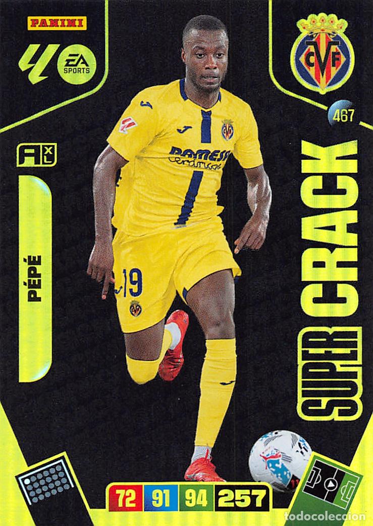 Figurine di Calcio: PANINI ADRENALYN 25/26 2025/2026 #467 PEPE (VILLARREAL C.F.) SUPER CRACK