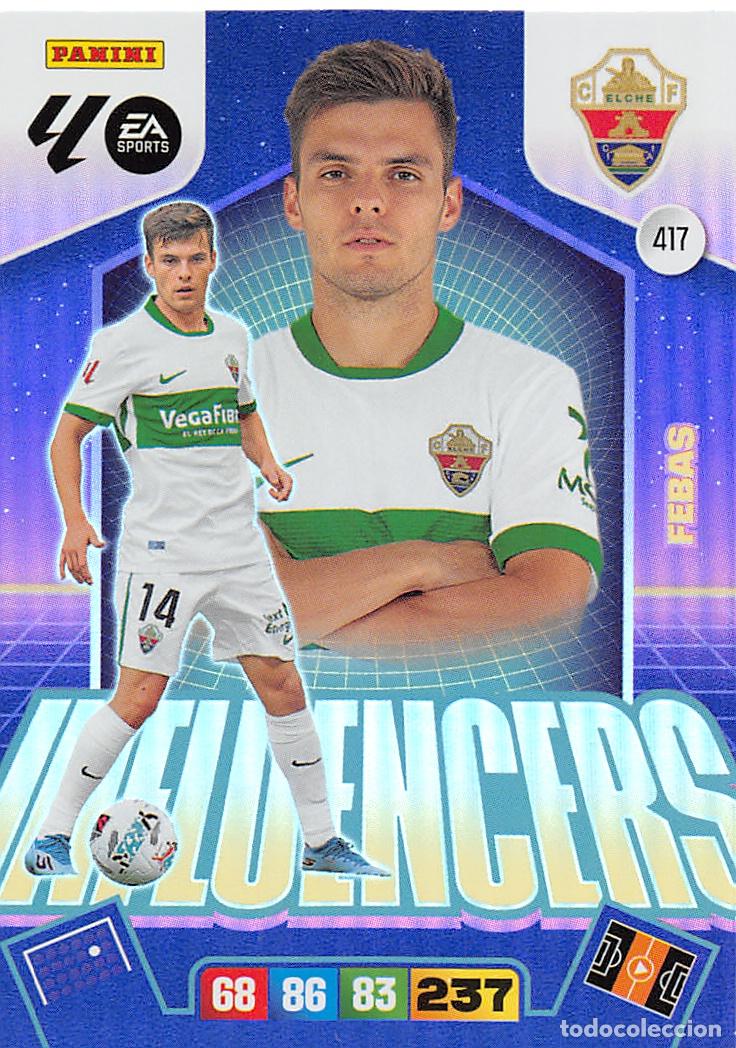Figurine di Calcio: PANINI ADRENALYN 25/26 2025/2026 #417 FEBAS (ELCHE C.F.) INFLUENCERS