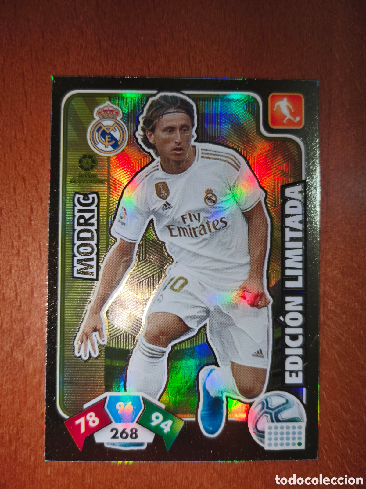 Cromos de F&uacute;tbol: Modric Edici&oacute;n Limitada Adrenalyn XL 19/20 Real Madrid
