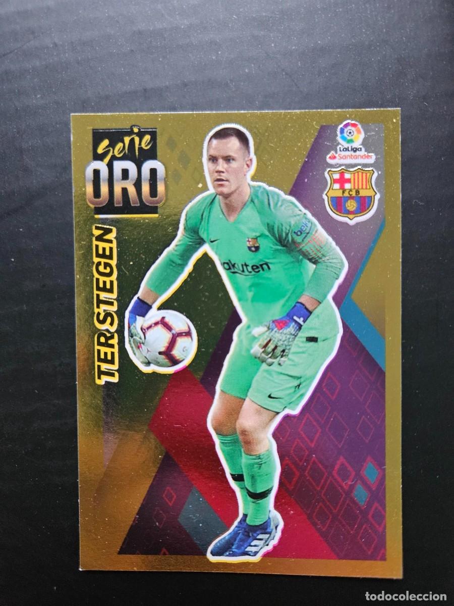 Fu&szlig;ball-Sticker: N&ordm; 14 TER STEGEN BARCELONA SERIE ORO LIGA ESTE 19 20 2019 2020 SIN PEGAR NUNCA PEGADO