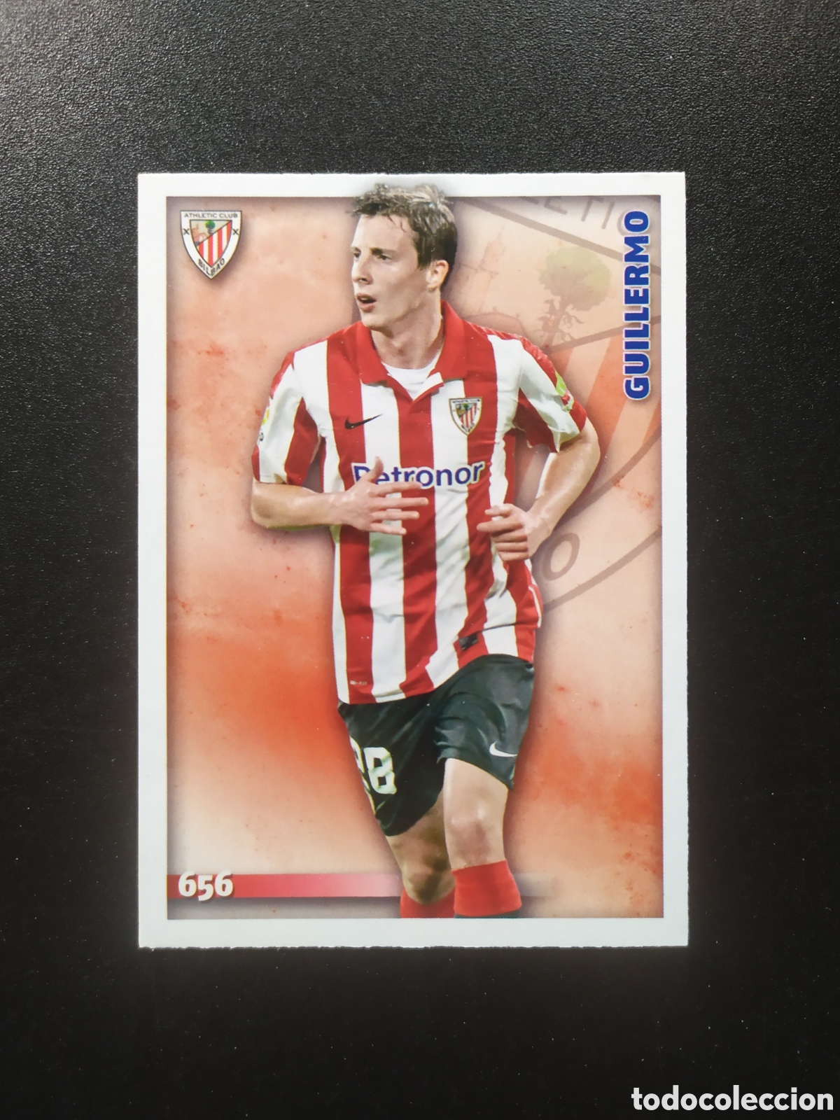Cromos de f&uacute;tbol: Mundicromo fichas Liga 2014 2015 14 15 Guillermo n&deg; 656 Athletic Bilbao
