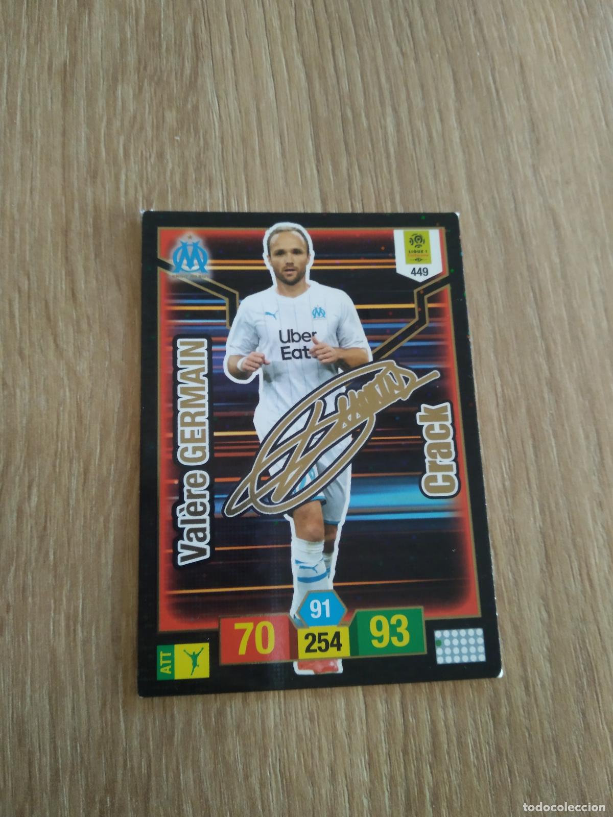 Figurine di Calcio: 449 GERMAIN OLYMPIQUE MARSELLA CROMO FUTBOL PANINI LIGUE 1 FOOT 19-20 FRANCIA ADRENALYN 2019-2020