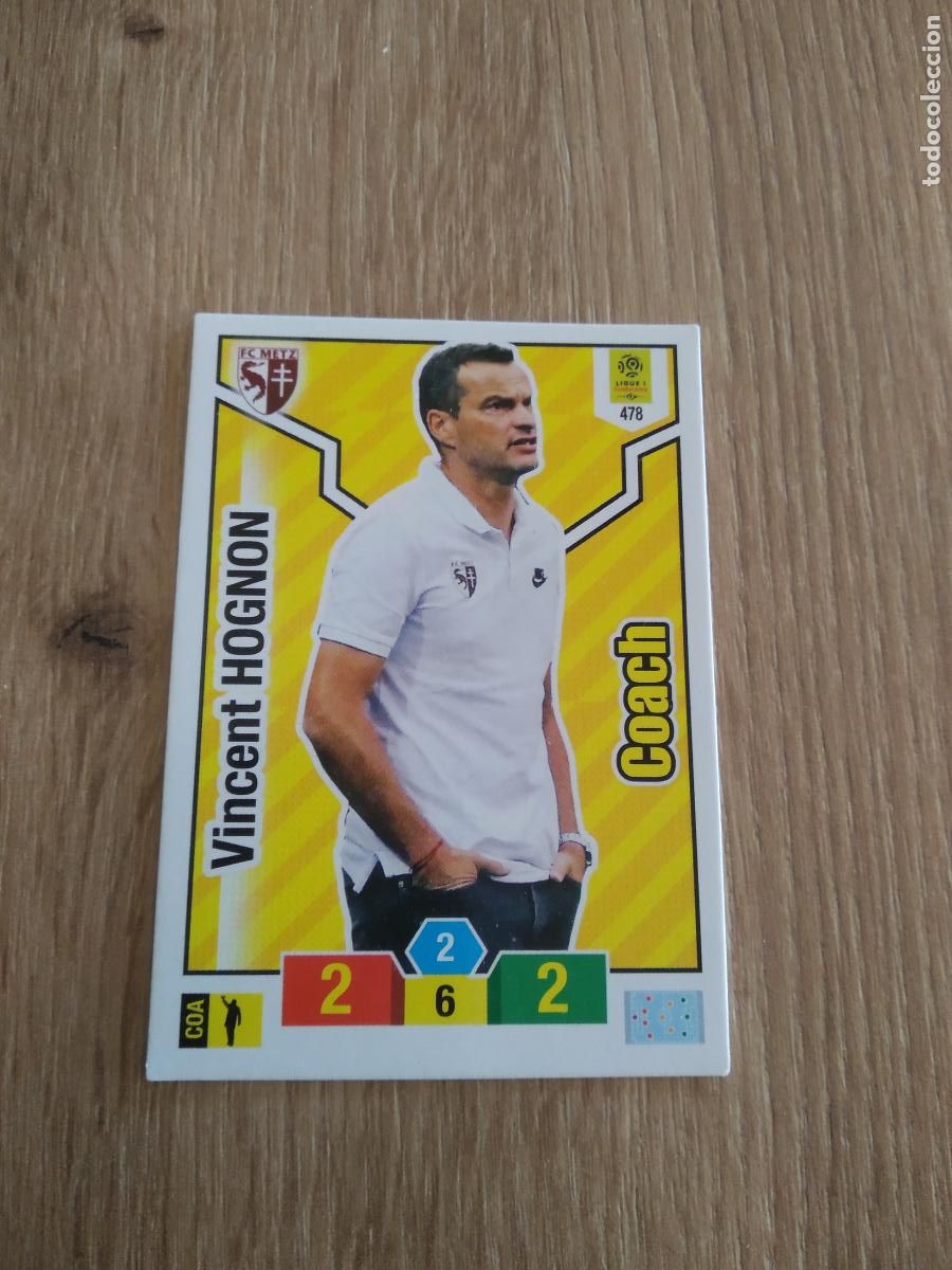 Figurine di Calcio: 478 VINCENT HOGNON METZ CROMO FUTBOL PANINI LIGUE 1 FOOT 19-20 FRANCIA ADRENALYN 2019-2020