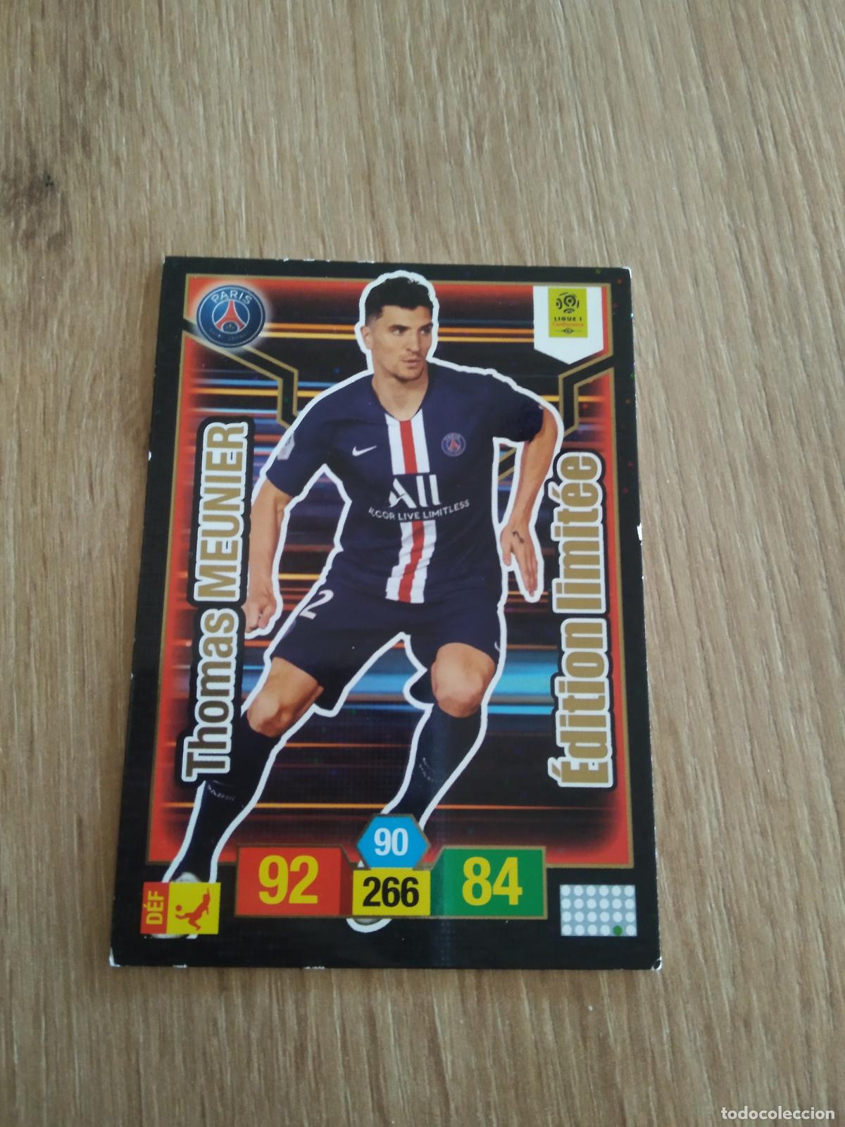 Cromos de F&uacute;tbol: MEUNIER EDICION LIMITADA PSG CROMO FUTBOL PANINI LIGUE 1 FOOT 19-20 FRANCIA ADRENALYN 2019-2020