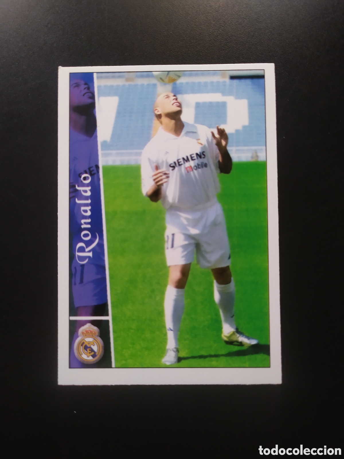 Cartes &agrave; collectionner de Football: Mundicromo fichas Liga 2002 2003 02 03 Ronaldo n&deg; 76 Real Madrid