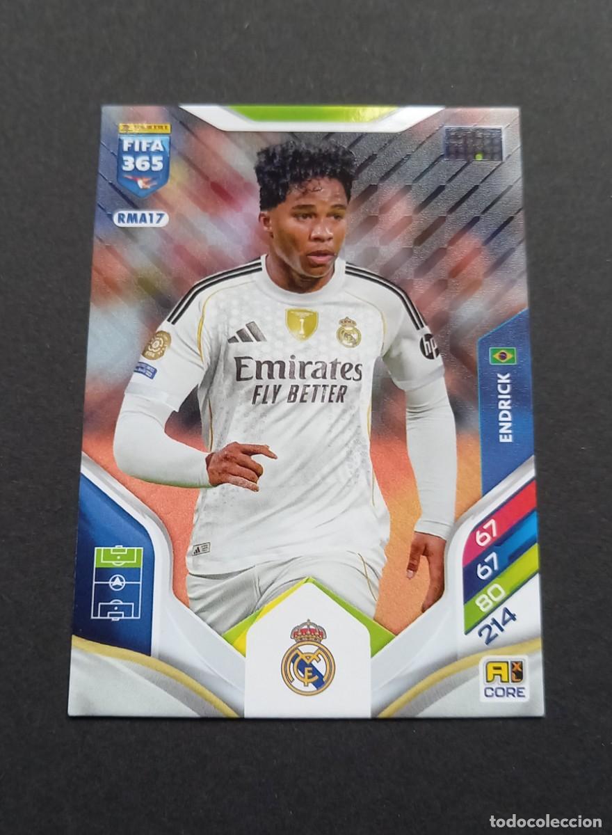 Cromos de F&uacute;tbol: ENDRICK REAL MADRID RMA17 FIFA 365 2026 ADRENALYN XL PANINI