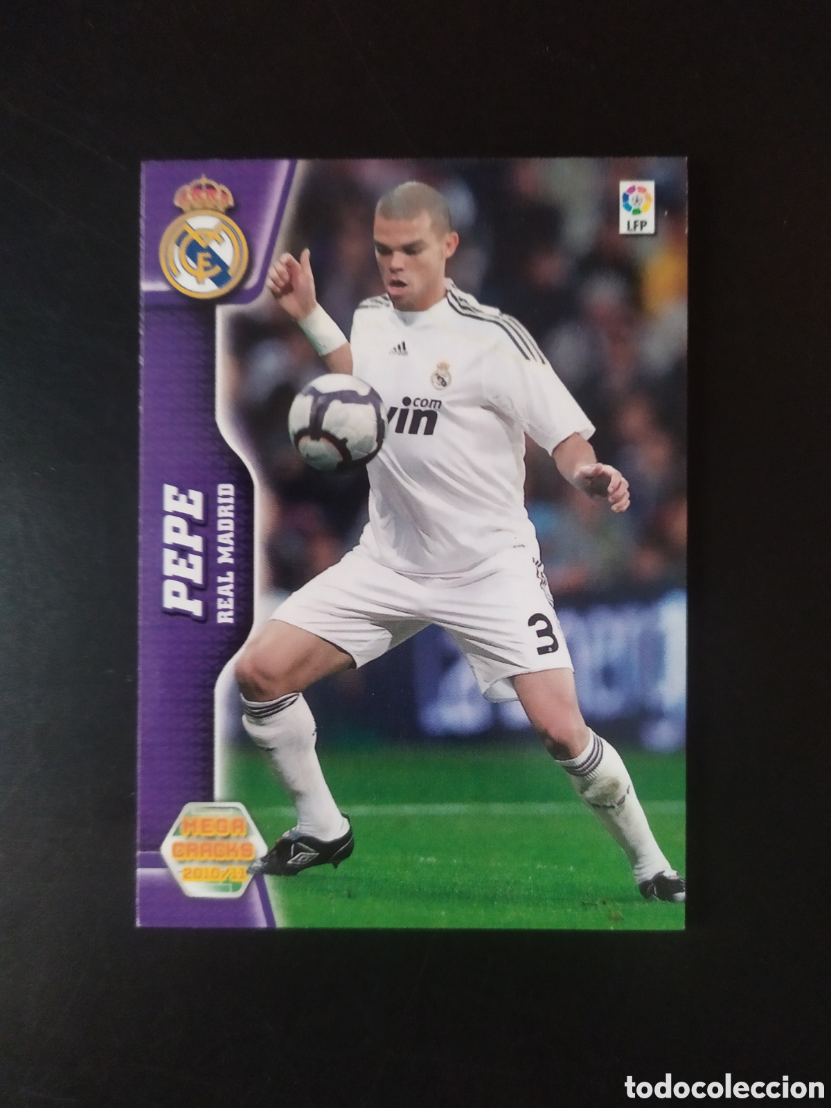 Figurine di Calcio: Megacracks 2010 2011 10 11 panini Pepe n&deg; 169 Real Madrid