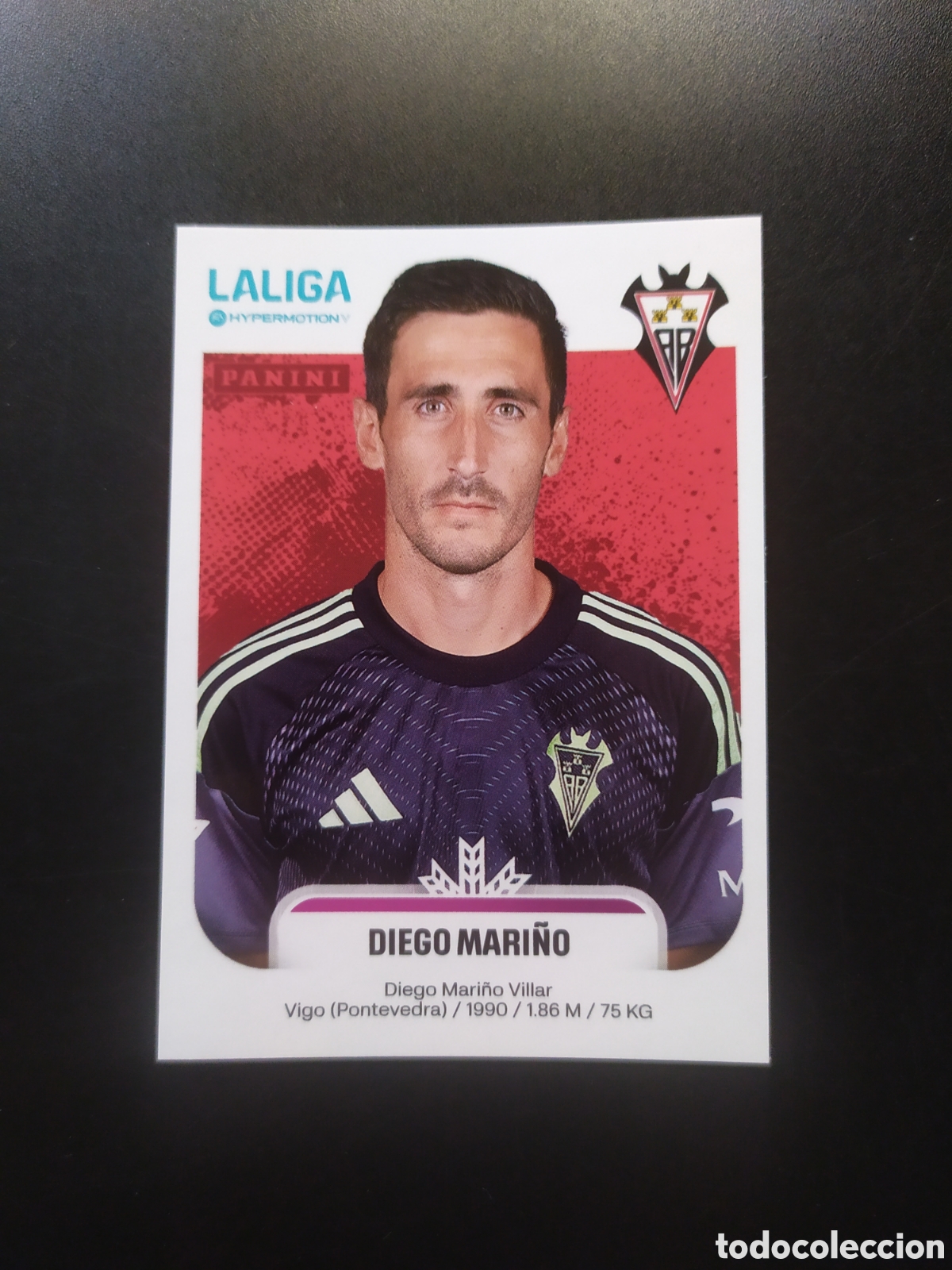 Cromos de f&uacute;tbol: Liga hypermotion 2025 2026 25 26 panini Diego Mari&ntilde;o n&deg; 5 Albacete
