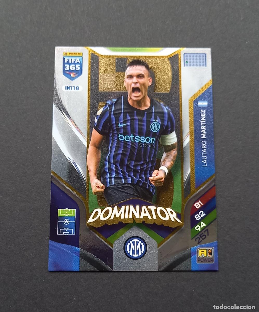 Cromos de Futebol: INT18 dominator LAUTARO Mart&iacute;nez Inter Milan ADRENALYN FIFA 365 2025 2026 25 26 CROMO PANINI TOPPS