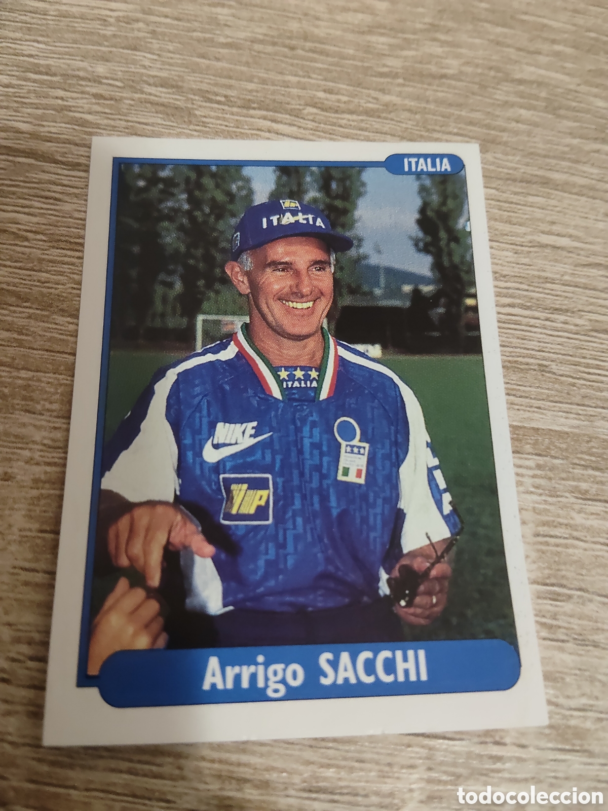 Cromos de f&uacute;tbol: Euro foot 96 DS 198 Arrigo Sacchi Italia