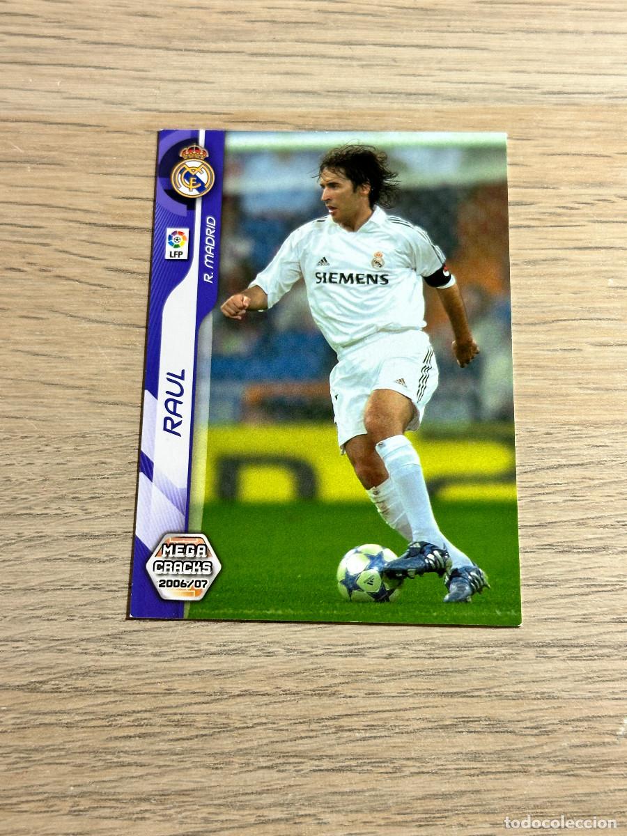 Figurine di Calcio: 196 RAUL - REAL MADRID MEGACRACKS 2006 2007 LA LIGA PANINI MGK 06 07