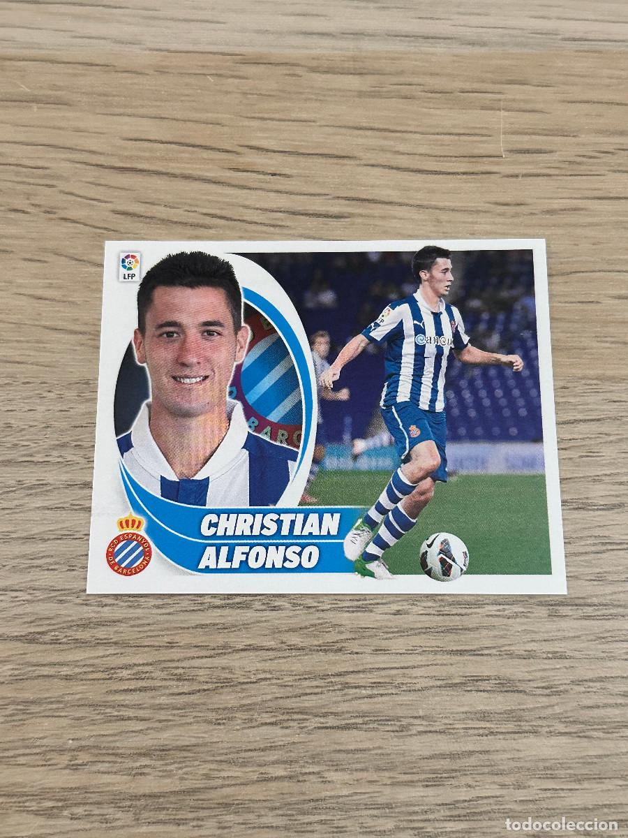 Fu&szlig;ball-Sticker: CHRISTIAN ALFONSO n&ordm; 14 BIS COLOCA ESPANYOL LIGA ESTE 2012 2013 PANINI 12 13 SIN PEGAR