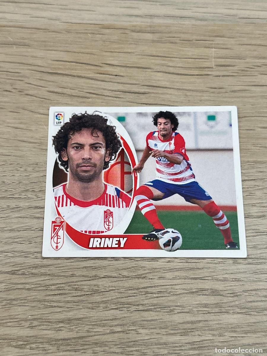 Fu&szlig;ball-Sticker: IRINEY n&ordm; 9 BIS COLOCA GRANADA LIGA ESTE 2012 2013 PANINI 12 13 SIN PEGAR