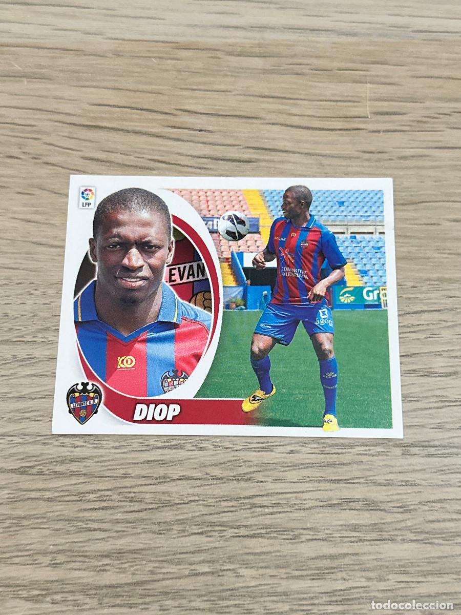 Fu&szlig;ball-Sticker: DIOP n&ordm; 7 BIS COLOCA LEVANTE LIGA ESTE 2012 2013 PANINI 12 13 SIN PEGAR
