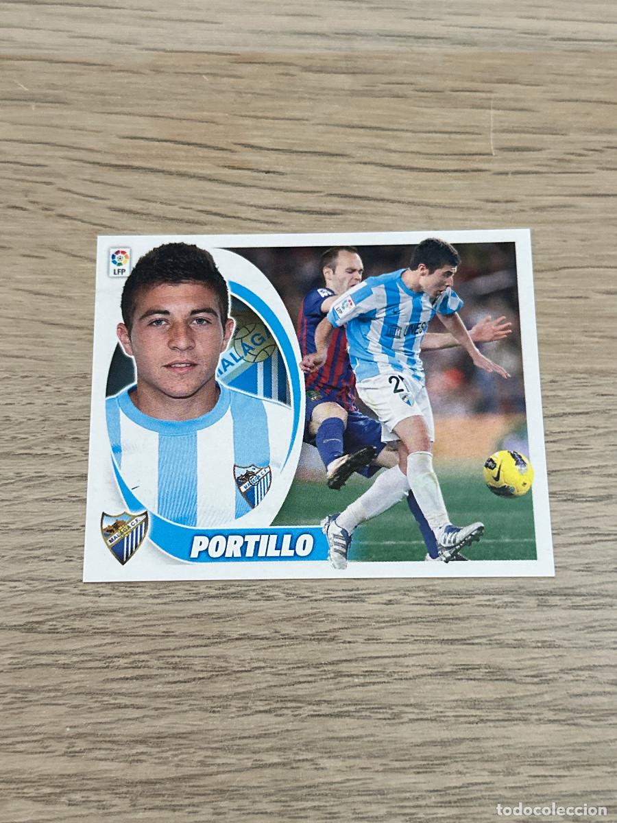 Fu&szlig;ball-Sticker: PORTILLO n&ordm; 10 BIS COLOCA MALAGA LIGA ESTE 2012 2013 PANINI 12 13 SIN PEGAR