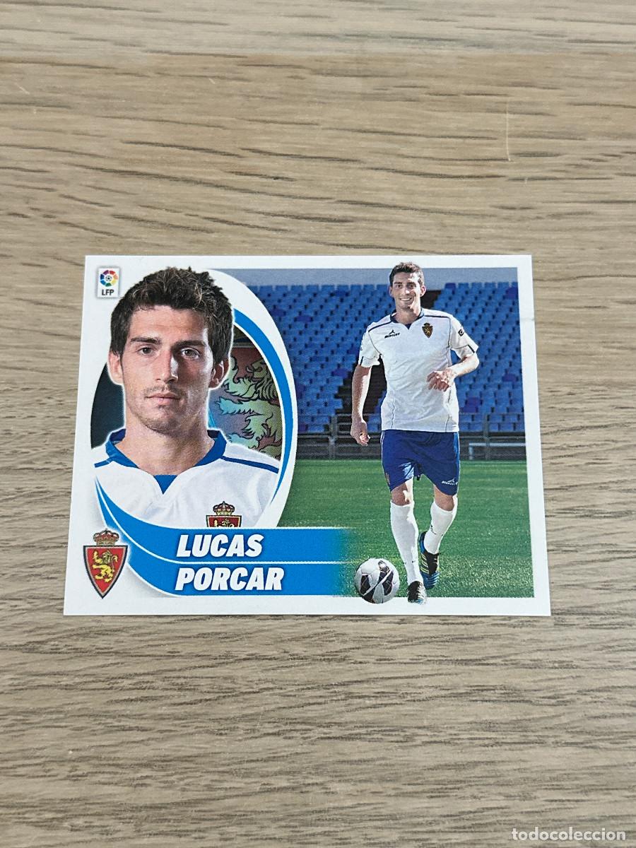 Fu&szlig;ball-Sticker: LUCAS PORCAR n&ordm; 14 BIS COLOCA ZARAGOZA LIGA ESTE 2012 2013 PANINI 12 13 SIN PEGAR