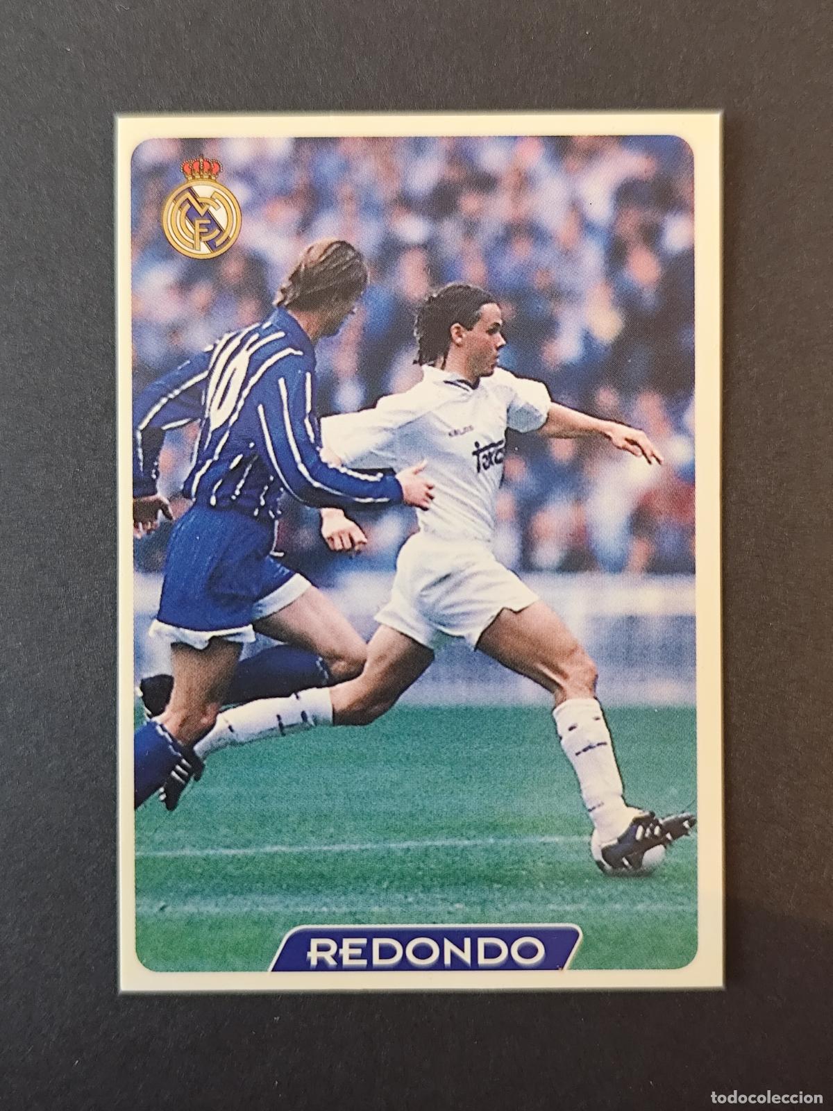 Cromos de F&uacute;tbol: 11 FERNANDO REDONDO REAL MADRID MUNDICROMO FICHAS LIGA 1995 1996 95 96