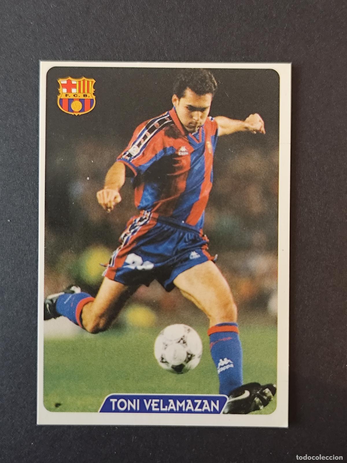Cartes &agrave; collectionner de Football: 63 TONI VELAMAZAN BARCELONA BAR&Ccedil;A MUNDICROMO FICHAS LIGA 1995 1996 95 96