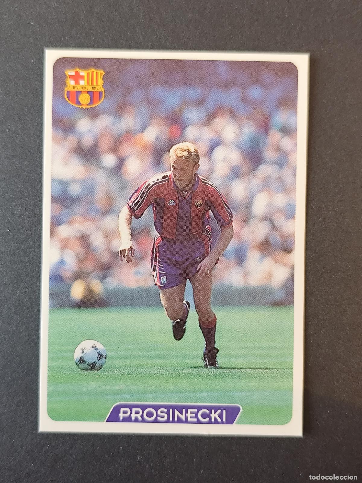 Cromos de Futebol: 69 ROBERT PROSINECKI BARCELONA BAR&Ccedil;A &Uacute;LTIMA HORA MUNDICROMO FICHAS LIGA 1995 1996 95 96