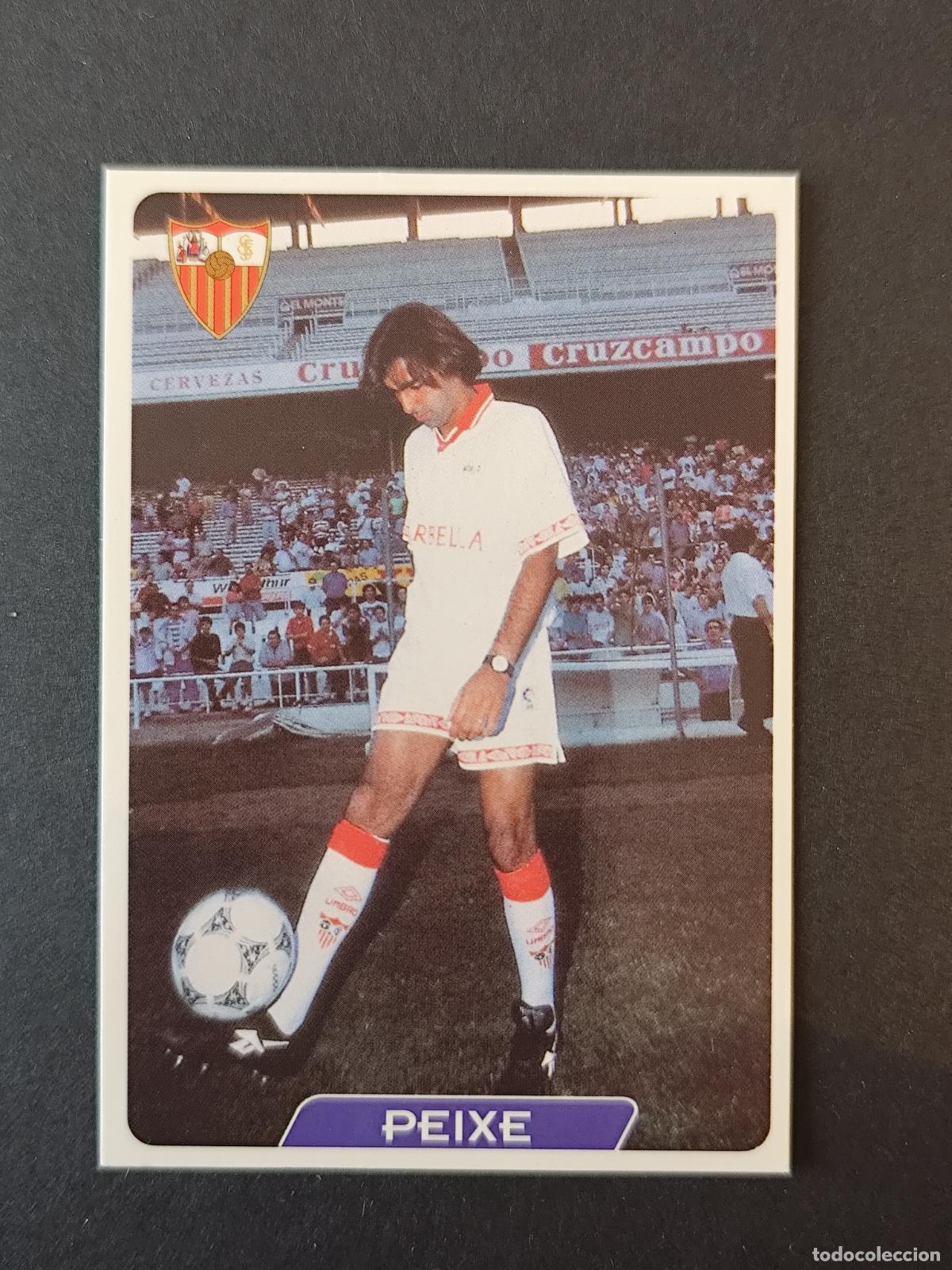 Cromos de Futebol: 83 PEIXE SEVILLA &Uacute;LTIMA HORA MUNDICROMO FICHAS LIGA 1995 1996 95 96