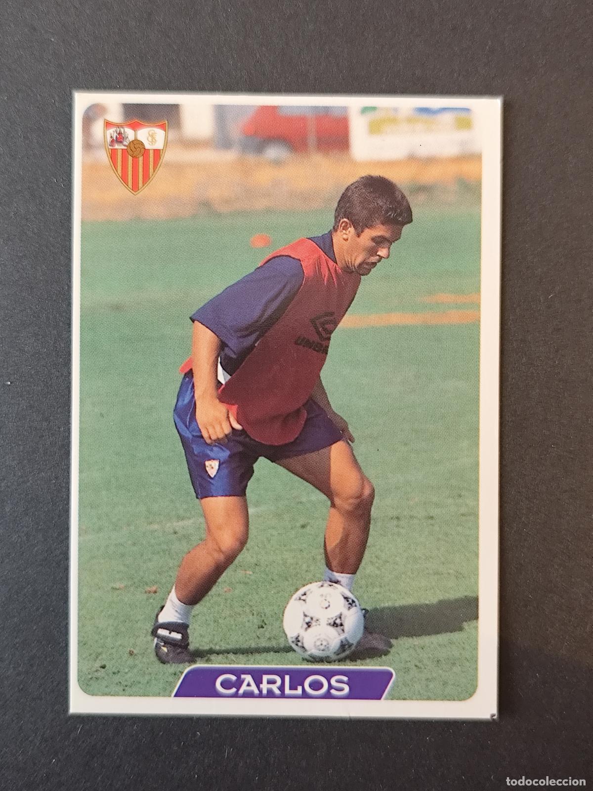 Figurine di Calcio: 89 CARLOS SEVILLA &Uacute;LTIMA HORA MUNDICROMO FICHAS LIGA 1995 1996 95 96