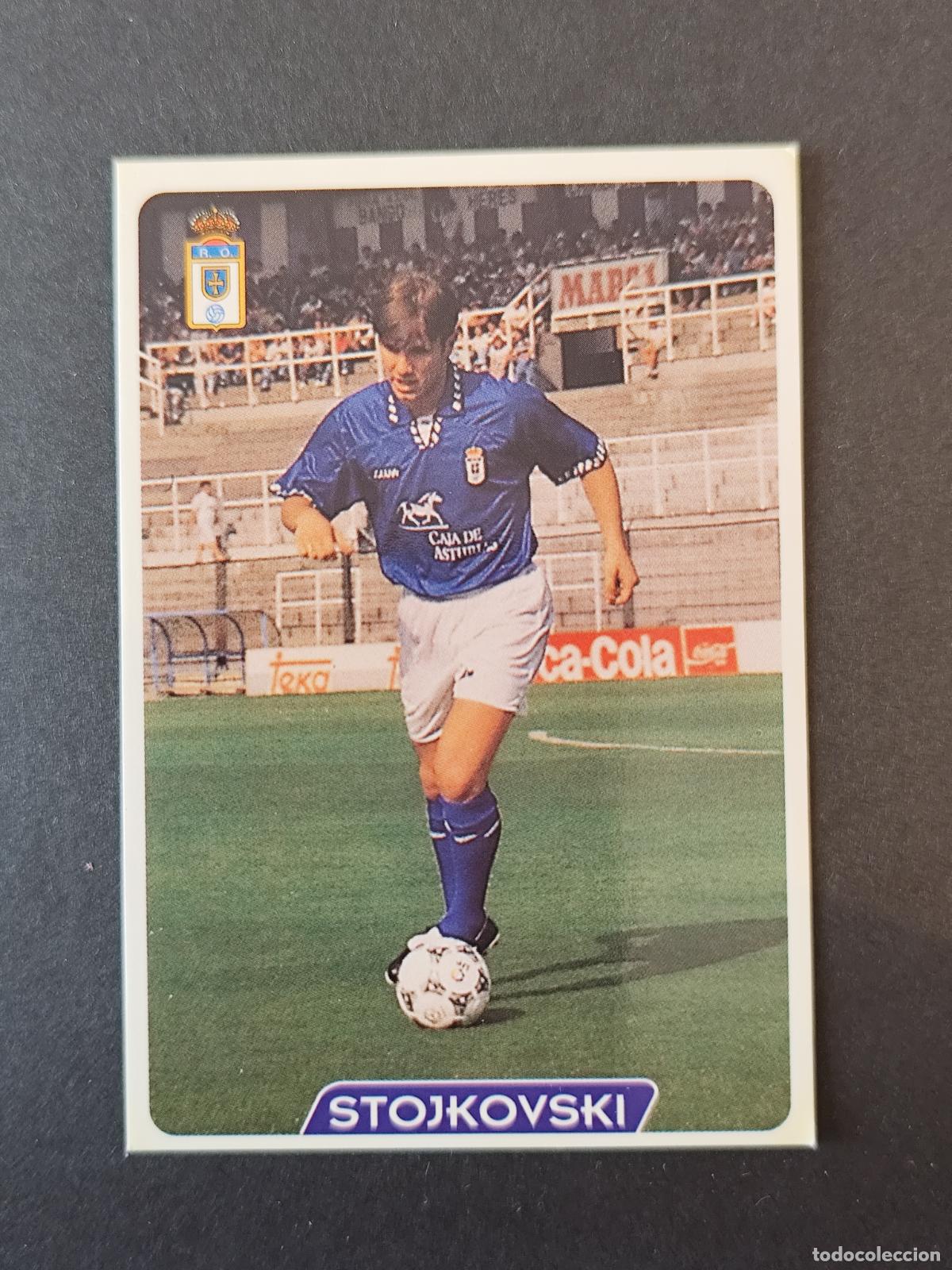 Cartes &agrave; collectionner de Football: 157 STOJKOVSKI OVIEDO MUNDICROMO FICHAS LIGA 1995 1996 95 96