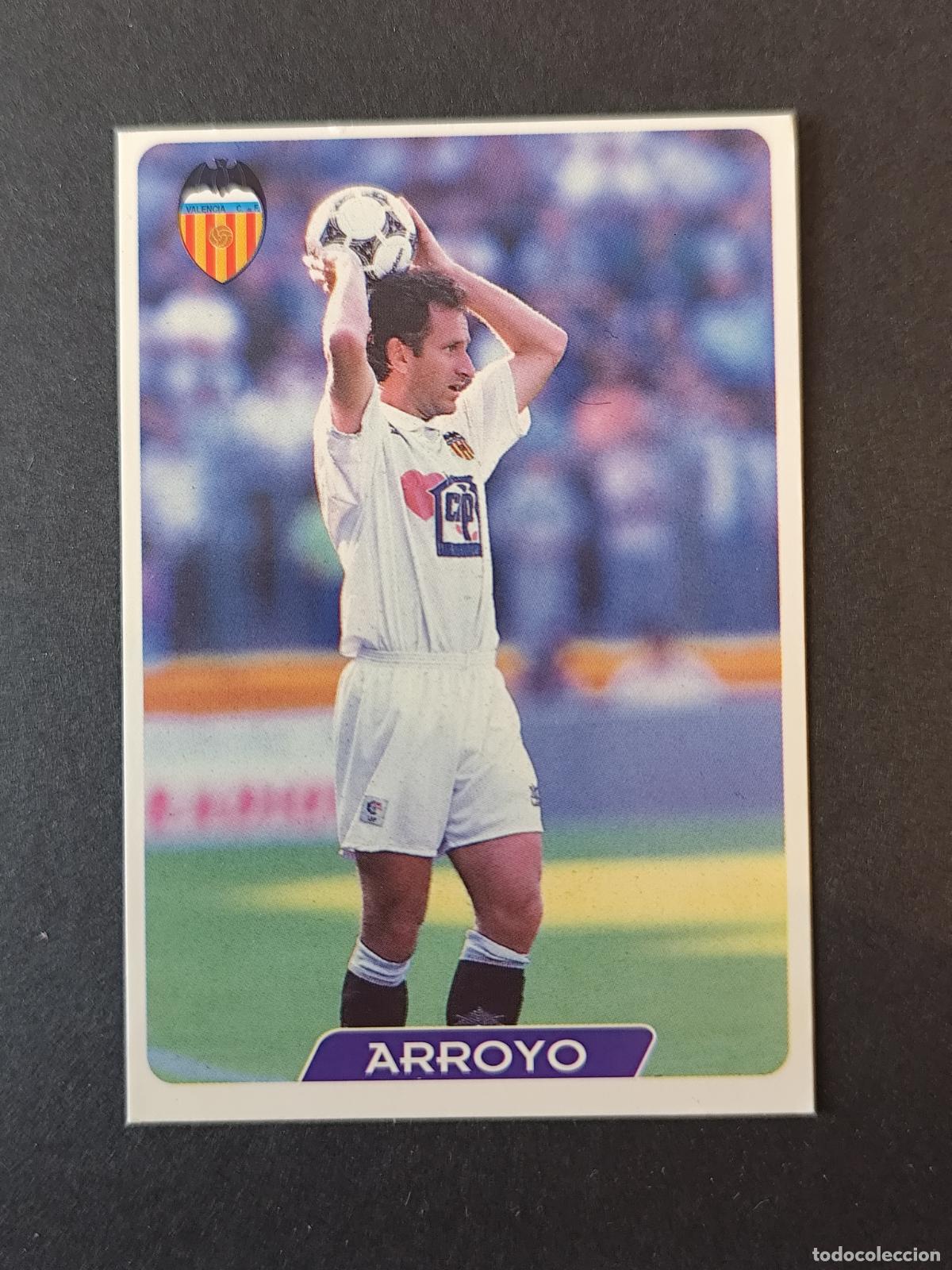 Fu&szlig;ball-Sticker: 177 ARROYO VALENCIA MUNDICROMO FICHAS LIGA 1995 1996 95 96