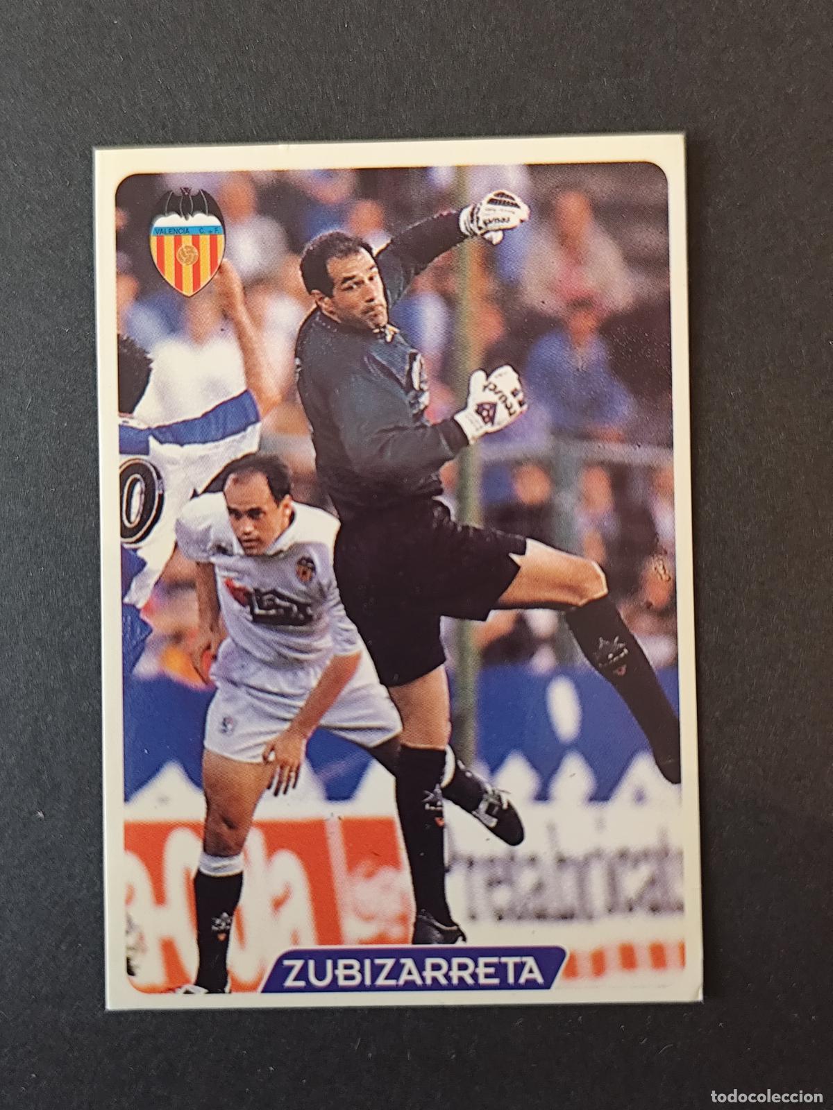 Cromos de Futebol: 165 ZUBIZARRETA VALENCIA MUNDICROMO FICHAS LIGA 1995 1996 95 96