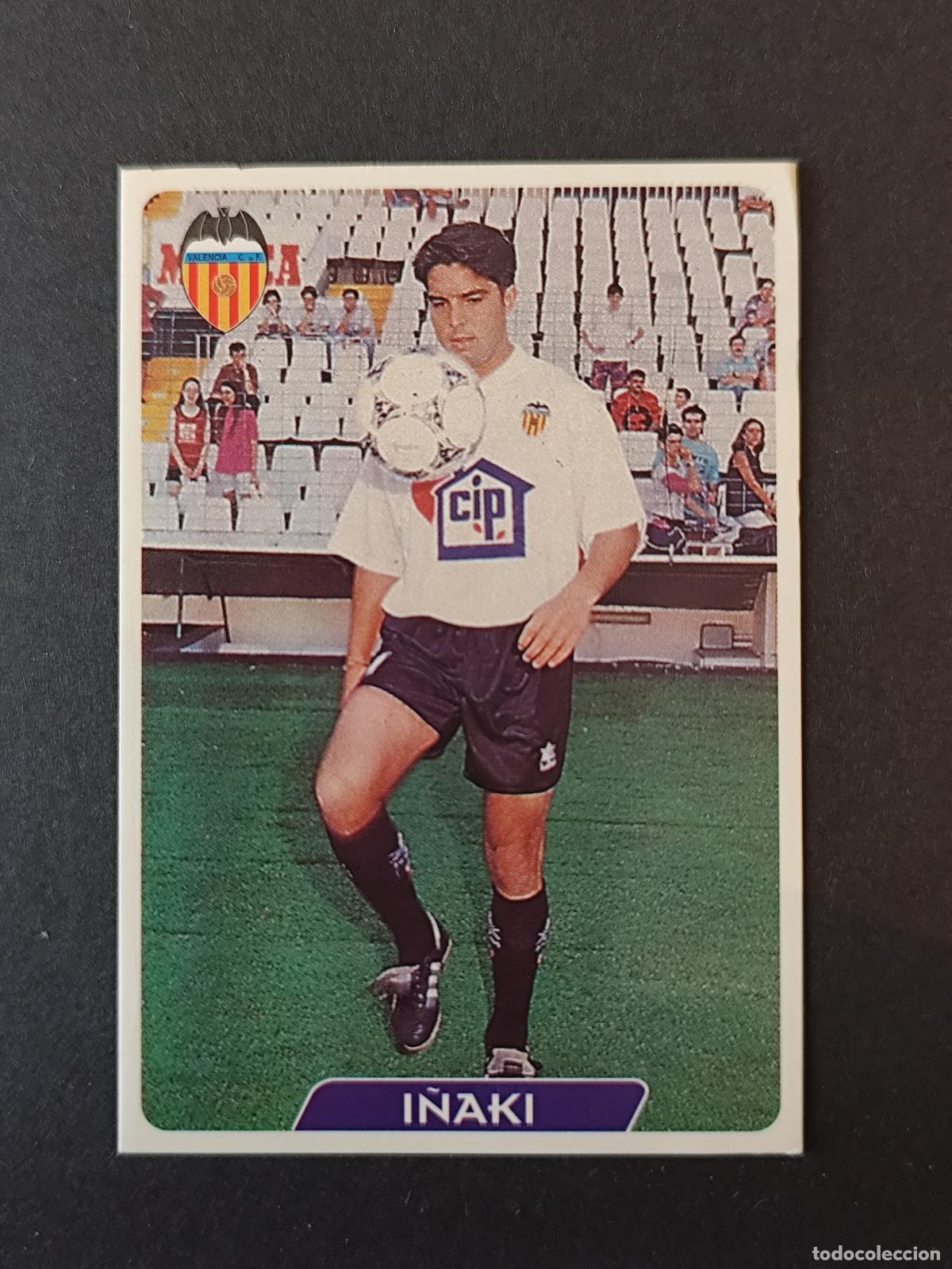 Football Stickers: 178 I&Ntilde;AKI VALENCIA MUNDICROMO FICHAS LIGA 1995 1996 95 96