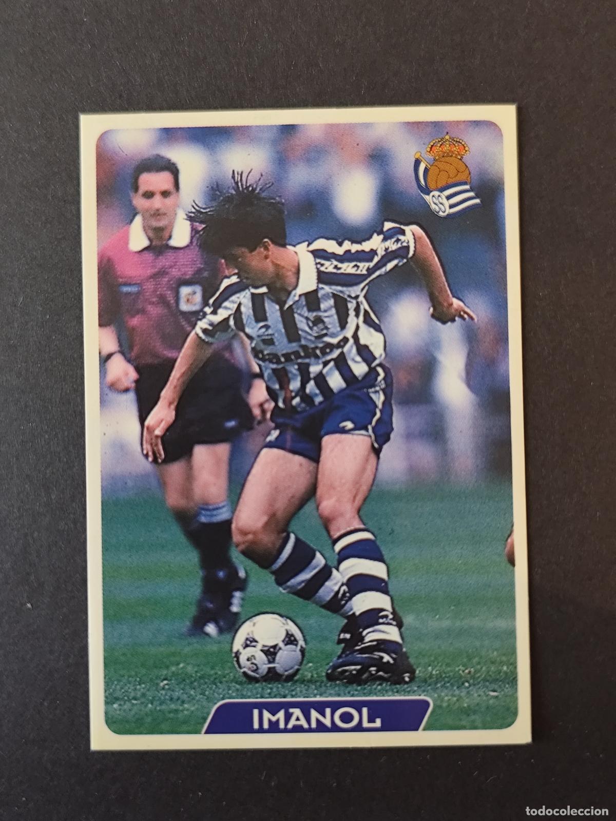Figurine di Calcio: 190 IMANOL ALGUACIL REAL SOCIEDAD MUNDICROMO FICHAS LIGA 1995 1996 95 96