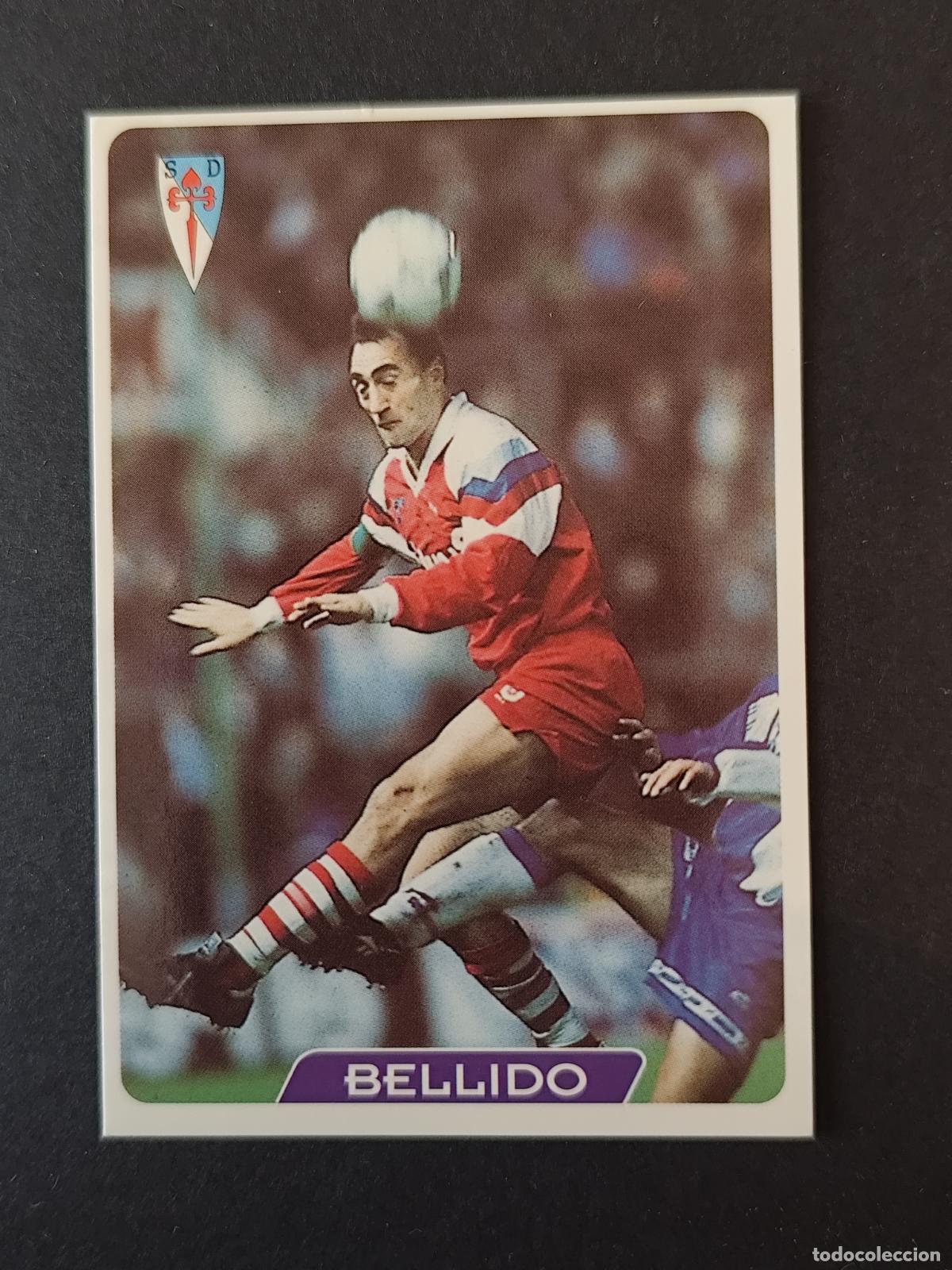 Fu&szlig;ball-Sticker: 276 BELLIDO COMPOSTELA MUNDICROMO FICHAS LIGA 1995 1996 95 96