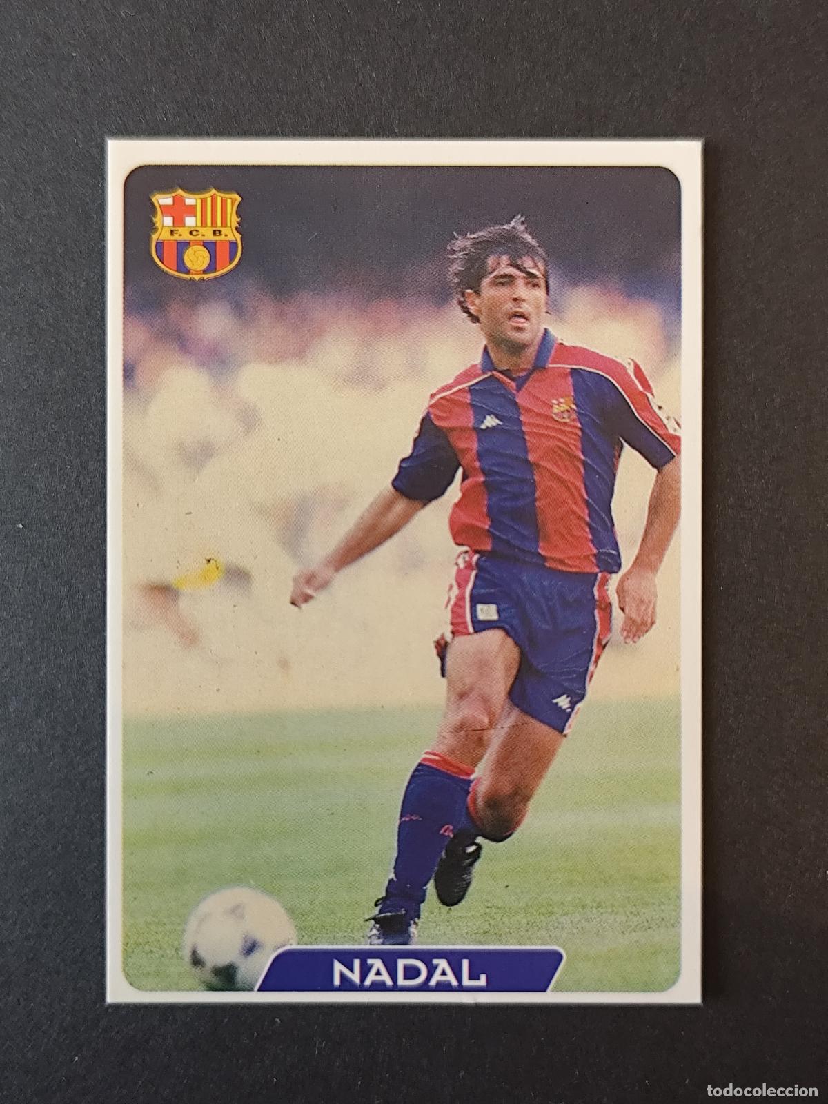 Figurine di Calcio: 63 NADAL BARCELONA BAR&Ccedil;A MUNDICROMO FICHAS LIGA 1995 1996 95 96